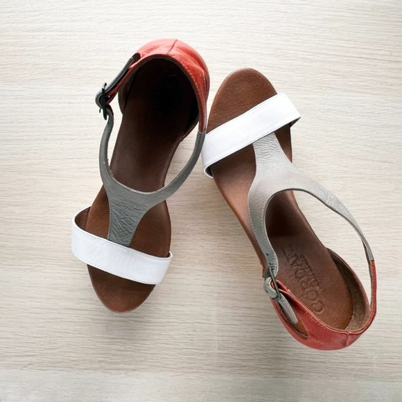 Cordani color-block platform high heel leather and wood clogs - Picture 10 of 10